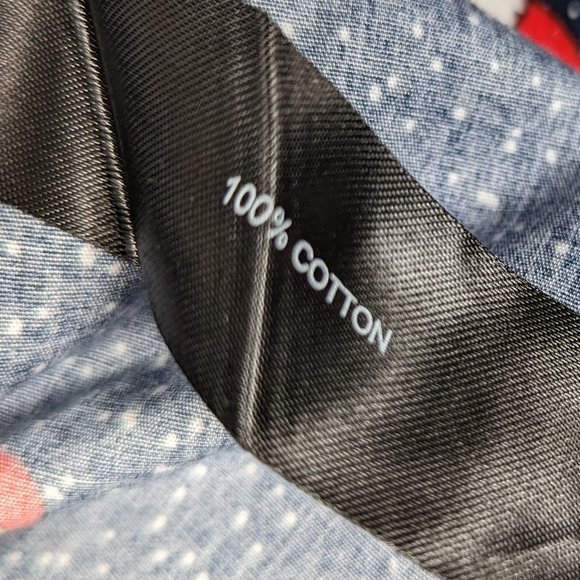 Denim & Flower* Men's Short Sleeve Button Down Curved Hem Shirt~ Size XL - Picture 5 of 12